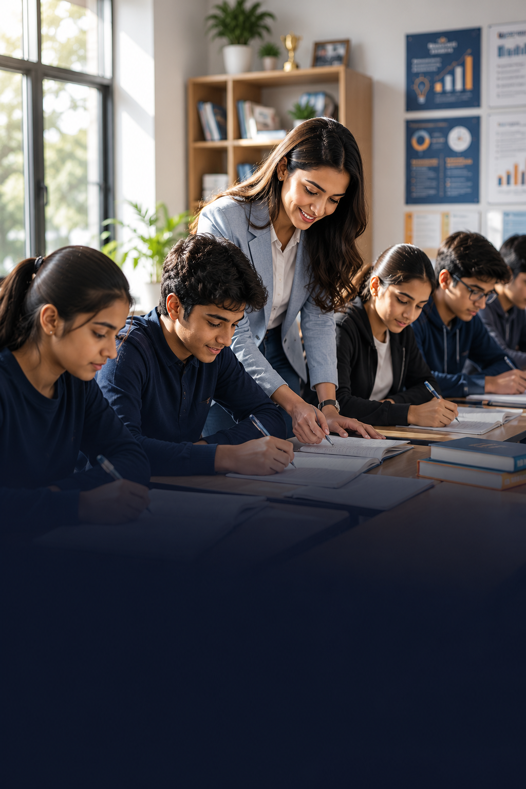 Students at Sharda Rankers